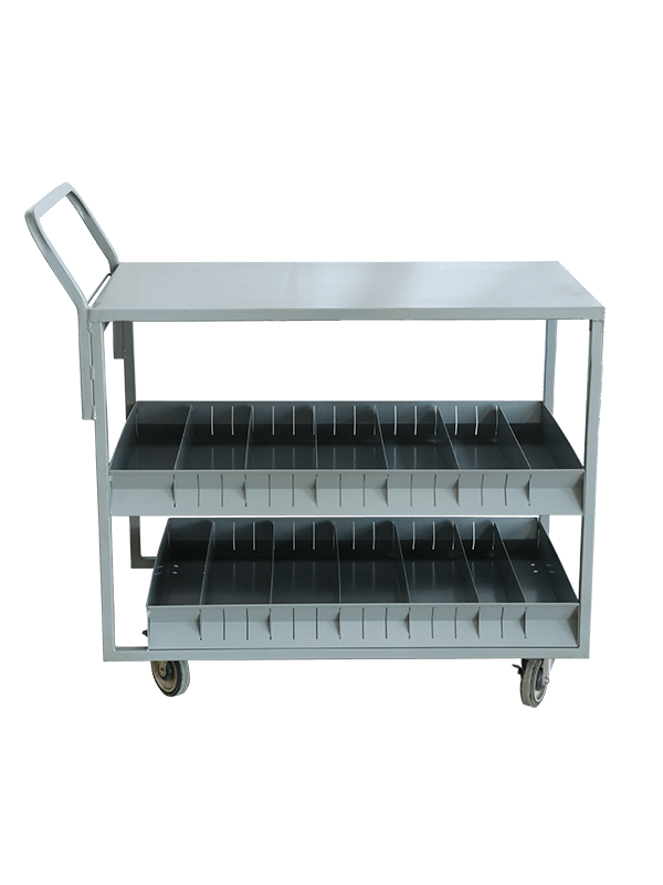 Material distribution cart 