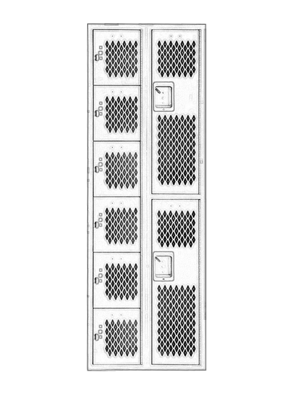 Eight Door Welded Locker