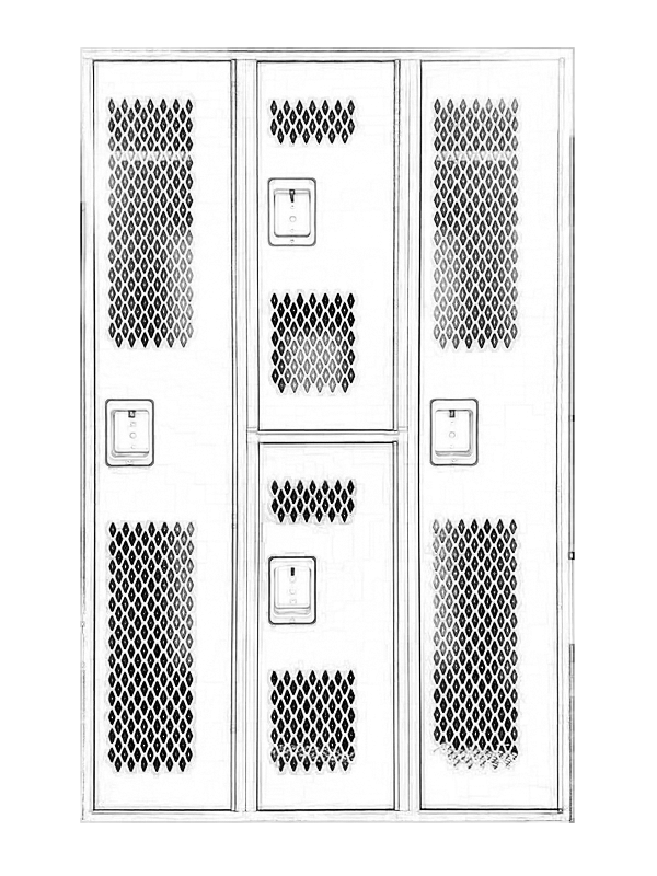 Four Door Welded Locker