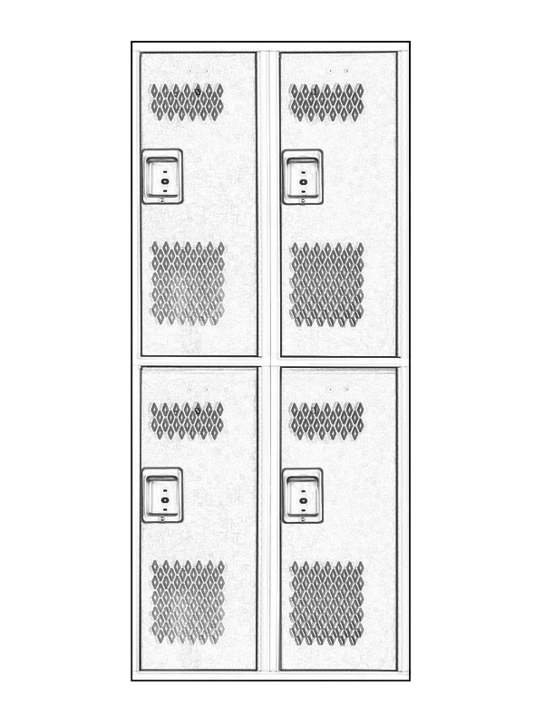 Four Door Welded Locker