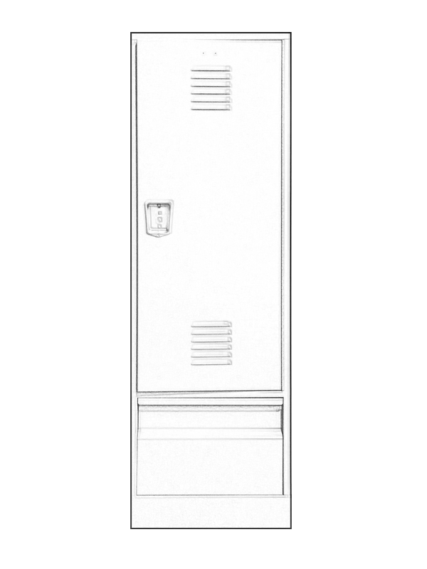 Athletic Locker with door
