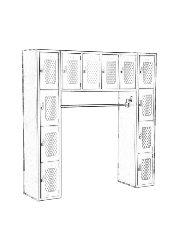 Transverse locker