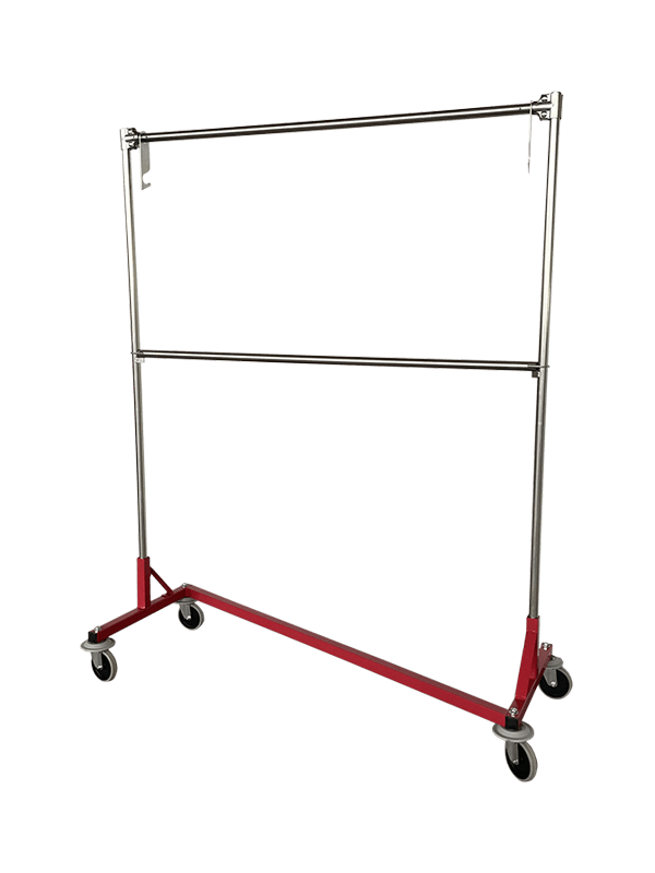Commercial Grade Rolling Z Garment Rack（Z rack) 